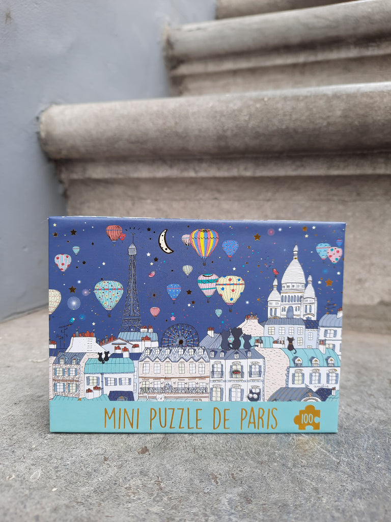 mini puzzel van de skyline van Parijs
