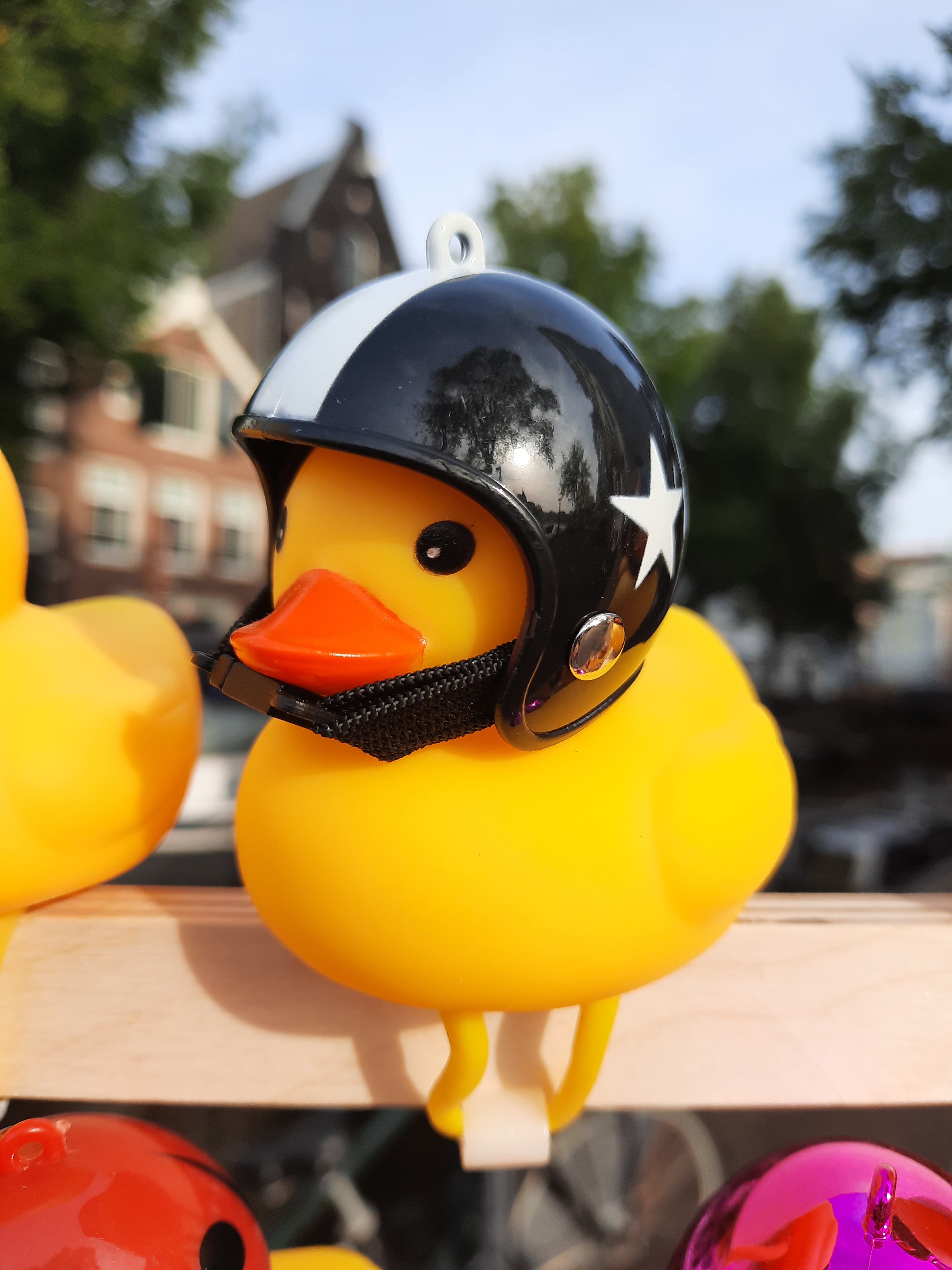 Duck Toy Rubber Duck Helmet Cool Rubber Duck Helmet Handlebar