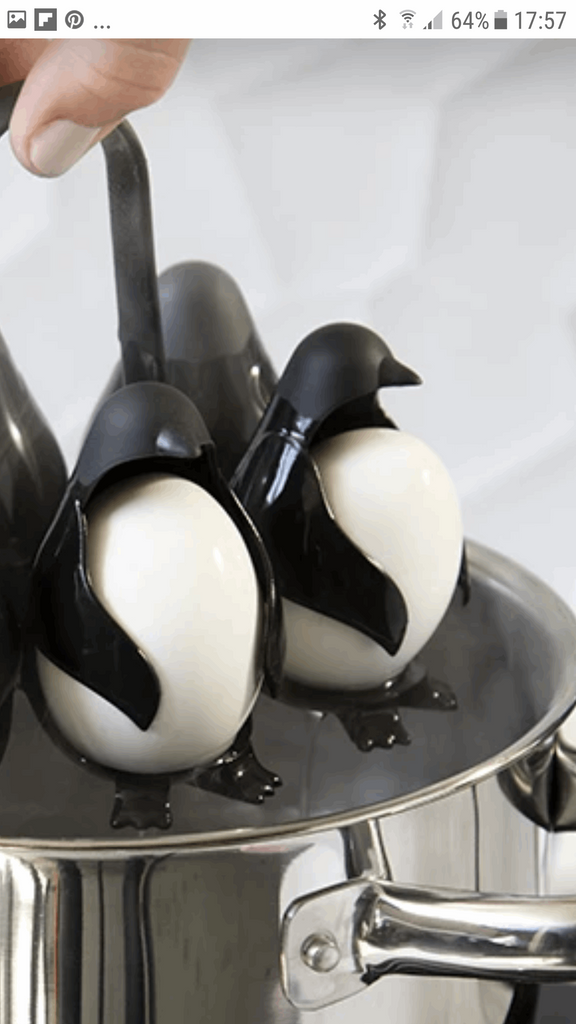 pinguin eierhouder eiderrekje om eieren in te koken en of te bewaren