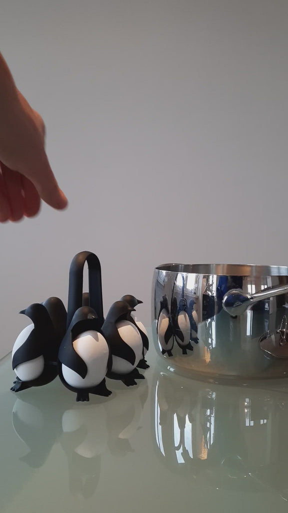 pinguin eierhouder eiderrekje om eieren in te koken en of te bewaren